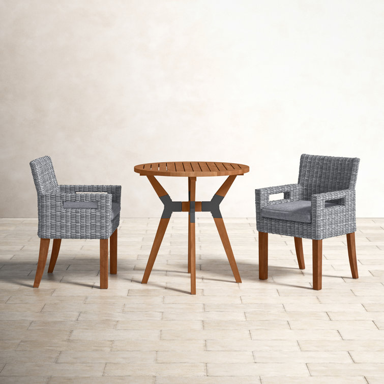 Round cushions discount for bistro set